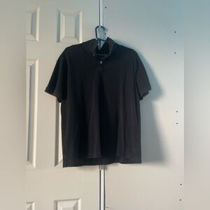 Men, black polo, banana republic, size XL.